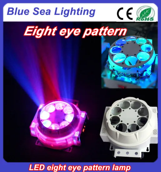 Mini Party KTV DJ 8pcs 3w rgbw led disco light