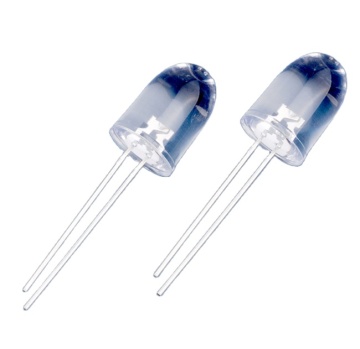 Factory Wholesale 10mm Round LED Chips in Color Transparent Emission with Various Shapes