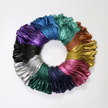 HEBEI Gold Blue Color Round Round Metallic Chrome Balon: Sempurna untuk Pesta Pernikahan dan Ulang Tahun