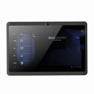 7-inch TFT Multi-touch Capacitive Screen Tablet PCs, 800 x 480p Resolution, Supports Five Fingers
