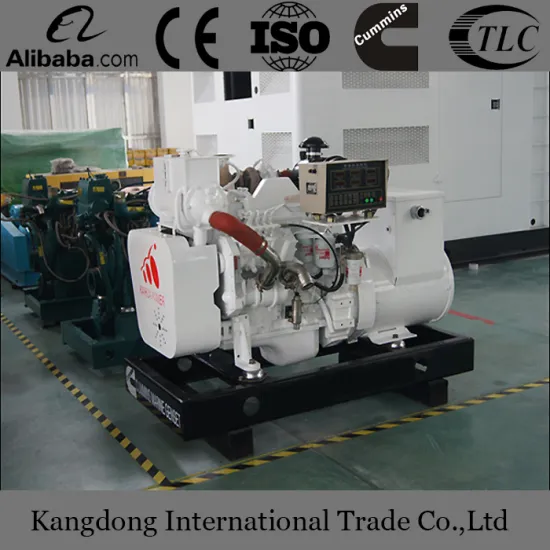 6BTAA5.9-GM115 Cummons powered 90KW marine generator approevd by CCS BV