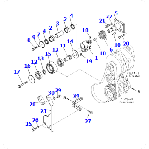 SAA6D170E-5 Tensioning Device 6245-81-6800