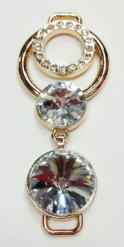 Diamante Trims for Women`s T-Bar Sandals