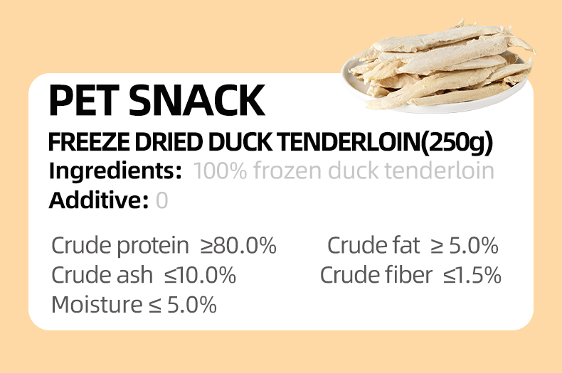 OEM ODM liofiliza produtos de alimentos para animais de estimação