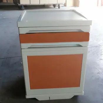 Cheap mobile hospital plastic bedside cabinet for sale