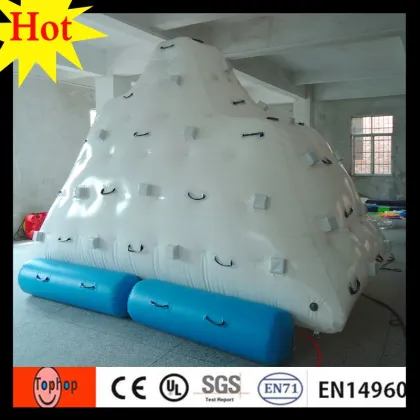 giant inflatable pool iceberg iceberg float ice mountain