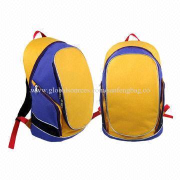 School Backpacks, Made of Durable 600D Polyester