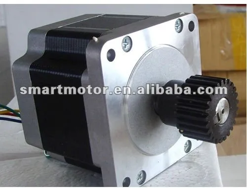 85BYGH450A-06 2 phase nema 34 stepping motor with pully on shaft