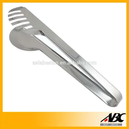 Flower Shape Stainless Steel Kitchen Salad Tong