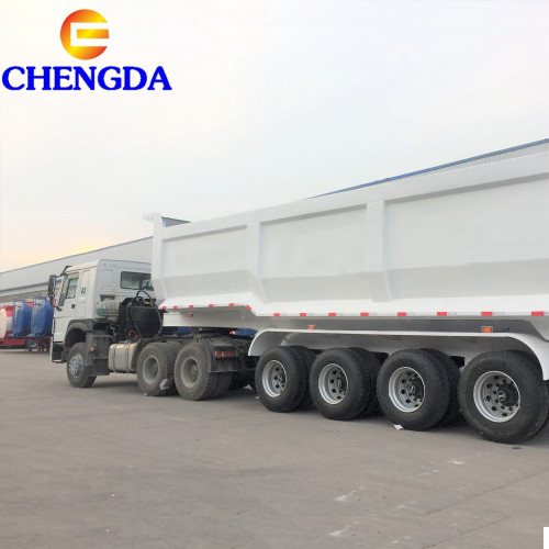 Remorque Chengda Tri Assies 25 Cube Side Dump Trailer