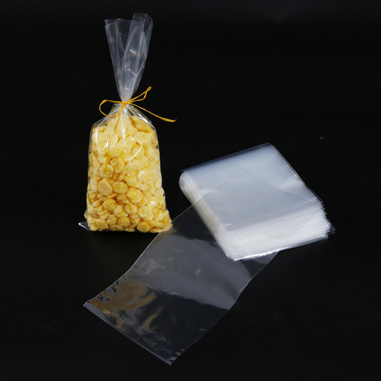 Customized transparent high quality food grade small plastic storage bags for storage food