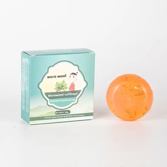 Wormwood safflower handmade essential oil soap