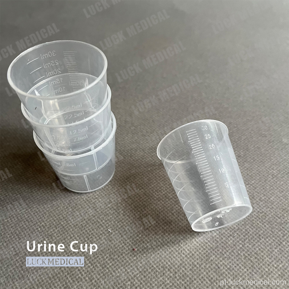 Contêiner de teste de urina descartável