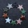 45 / 32mm natural crystal carving Star quartz chakra gem aura healing yoga balance meditation crafts