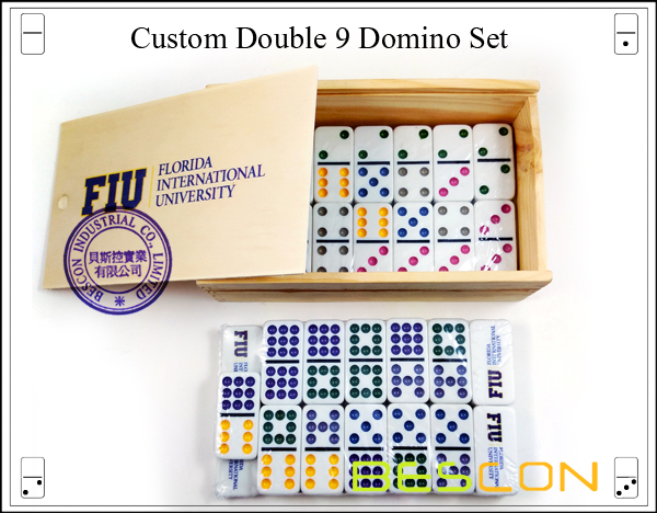 Custom Double 9 Domino Set-5