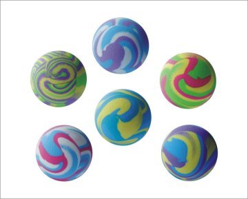 32mm multi color marble bouncing ball