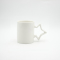 Tasse en porcelaine blanche de 12 oz tasses en céramique de haute qualité avec logo