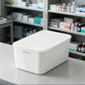 Caixa de armazenamento de suprimentos médicos espessada