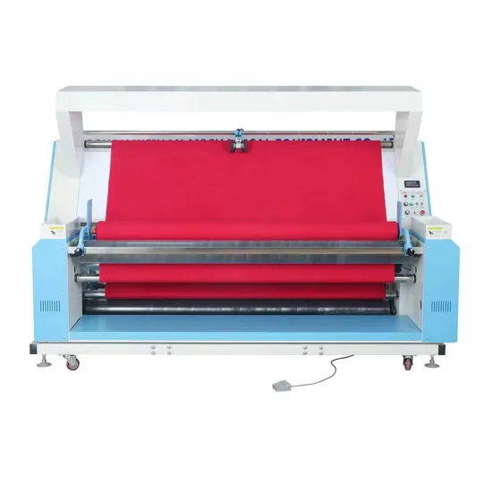 ZC-988B Roll-to-Roll Fabric Inspection Machine with Auto Edge Alignment and Electronic Counting