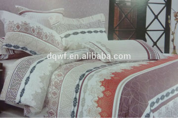 100% PES natural fabric bedding sets cheap price