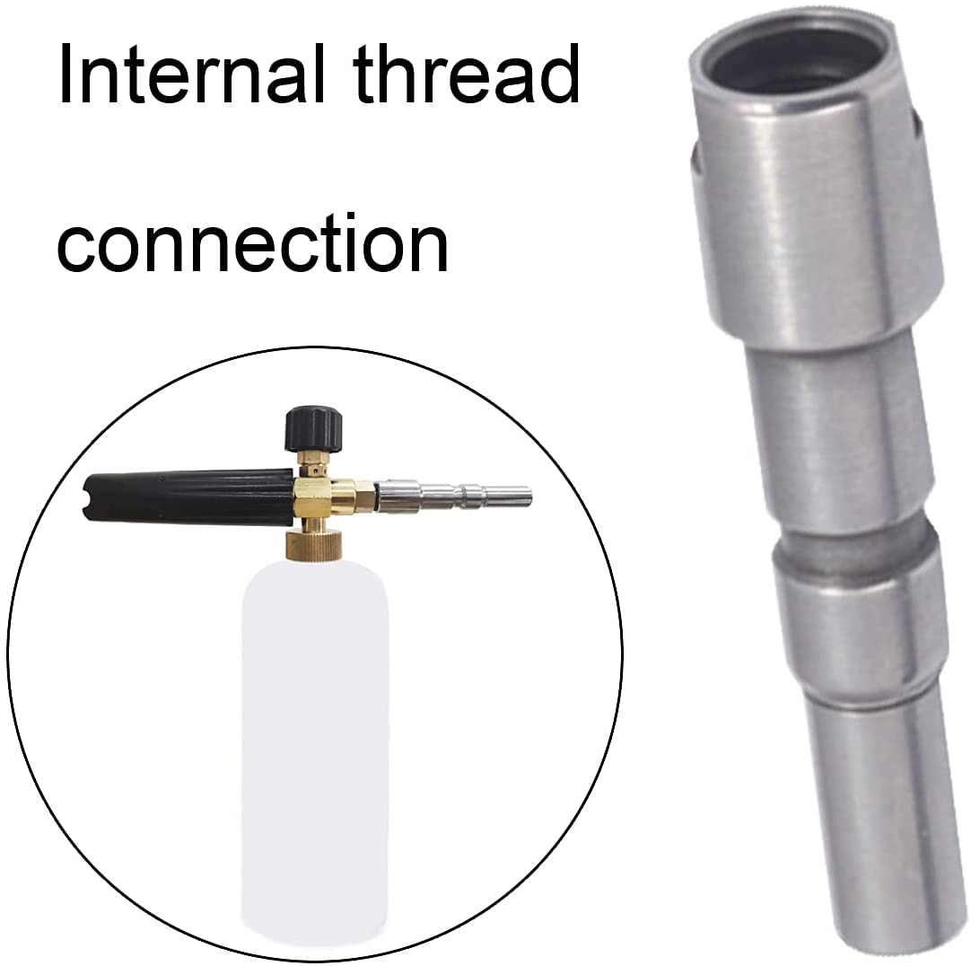 Druckreinigerschaum -Topf -Sprinkler -Sprühpistoladapter Edelstahl -Sprühpistole