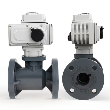 UPVC High Performance Electric Flange Ball Valve