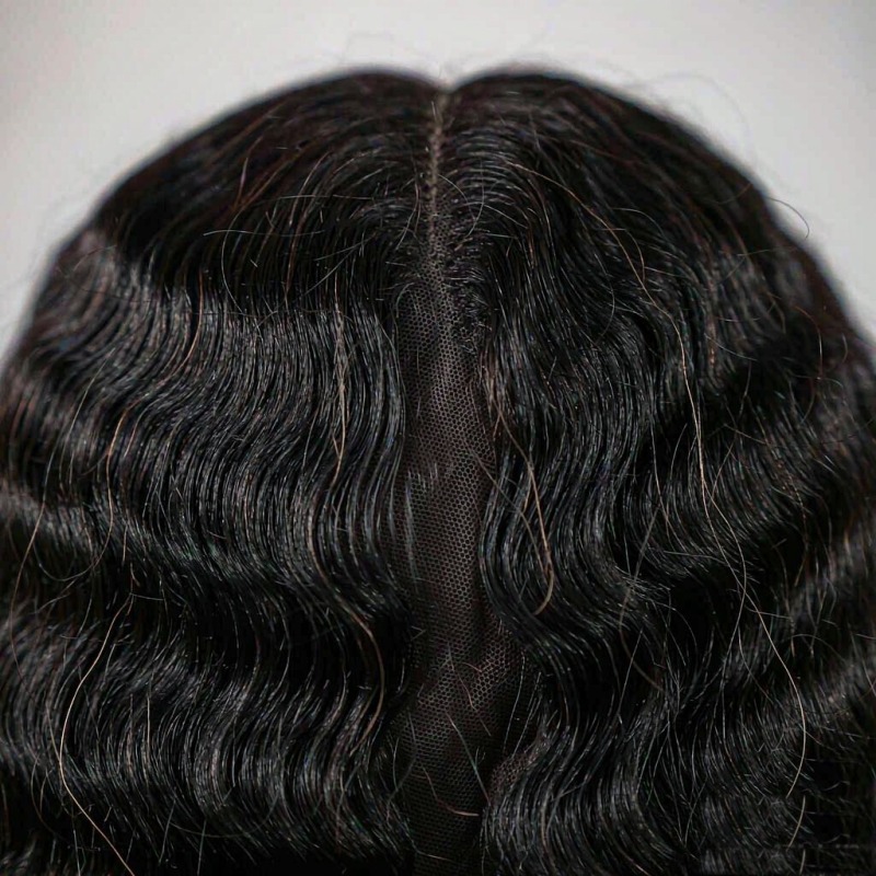 Water Wave 2x6 Lace Closure Wig 100% Human Hair