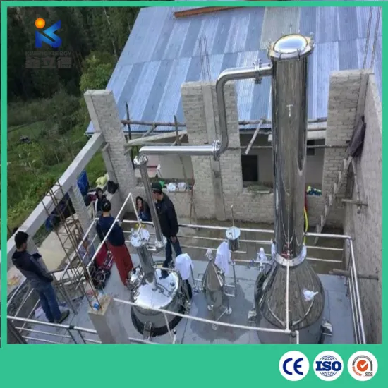 SS304 Stainless Steel Herb Essential Oil Steam Distiller Equipment Machine