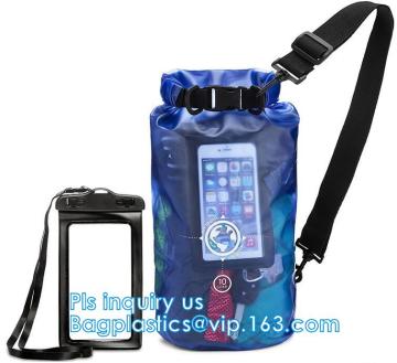 waterproof dry bag with shoulder straps outdoor backpack water-resistant dry bag, Game Sportpack Plastic Drawstring Backpack Bag