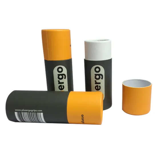 Portable paper cylinder round tube packaging box