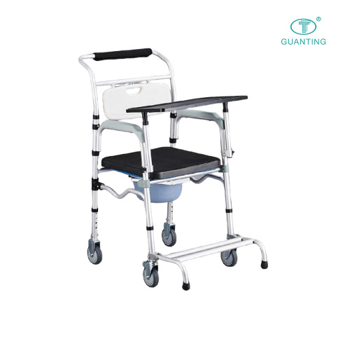 Silla de ruedas de baño para ancianos para uso diario