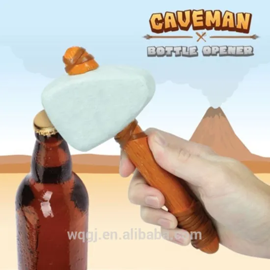 High Quality Caveman Bottle Opener Stone Design Shape Beer Opener Bar Tool Kitchen Accessories Cooking Tools