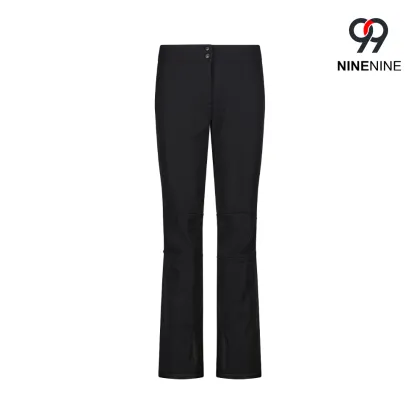 Womens ski pants with interior layer of fleece