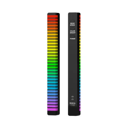 Creative LED Desktop Audio Bar - Voice Activated RGB Light Rhythm Lamp