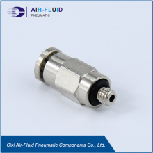 Air-Fluid Male Straight Connector Push in Fitting