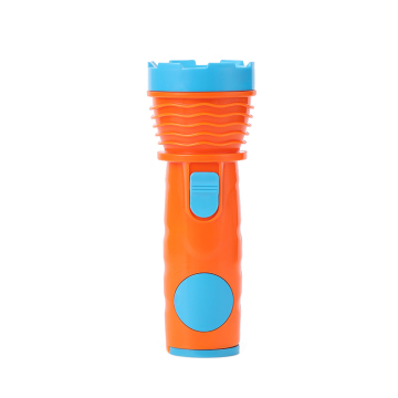 Customized Dual-Light Portable Plastic Flashlight with Hook