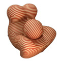 Modern Lounge Chair Set Hug Pur Pug με μπάλα