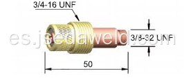 Lente de gas mediano para WP-17 WP-18 WP-26