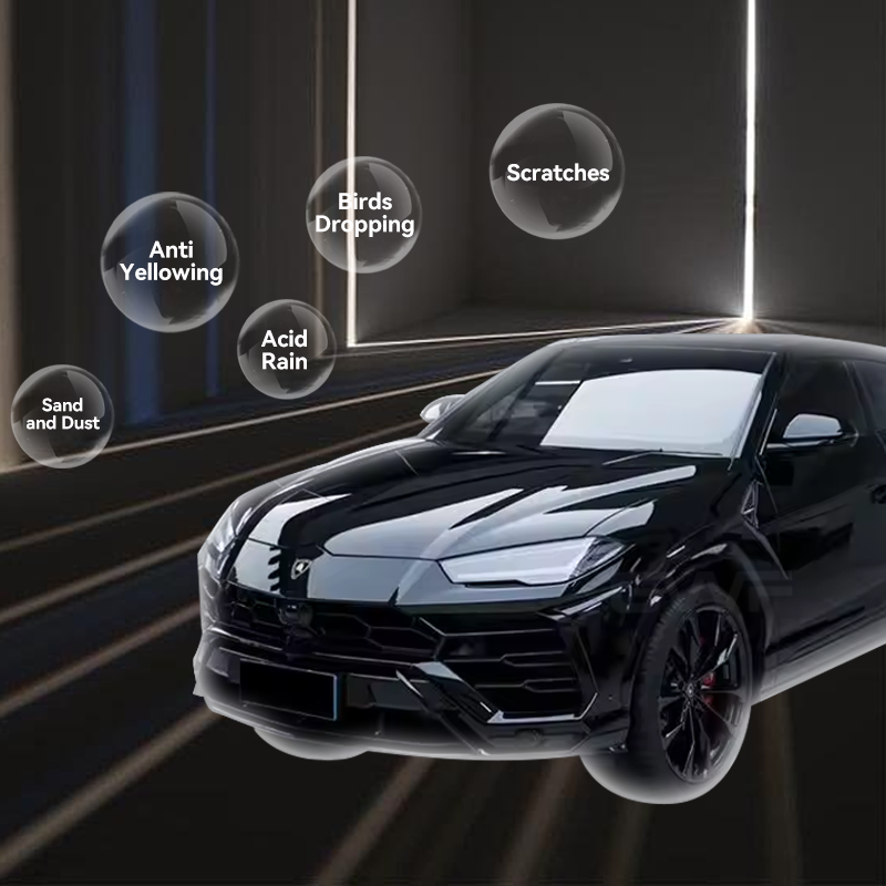 PPF Paint Protection 6.5 mil ppf tph Paint Protection Film Anti Scratch Heat Repair Clear Transpotection tph ppf  Film car4