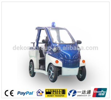 mini design 3 seater untra mini electric patrol car