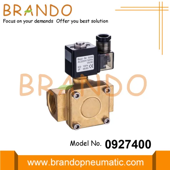 0927400 1'' Normally Closed Brass Solenoid Valve 24VDC