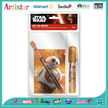 STAR WARS 3 pcs stationery set