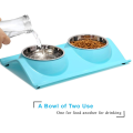 Double Stainless Steel Pet Bowls