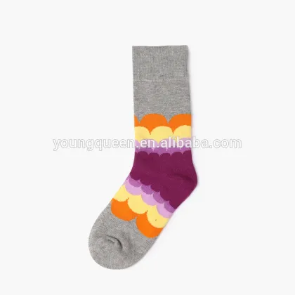 HW231 Ms. socks British wind wave happy socks 100% cotton tube socks