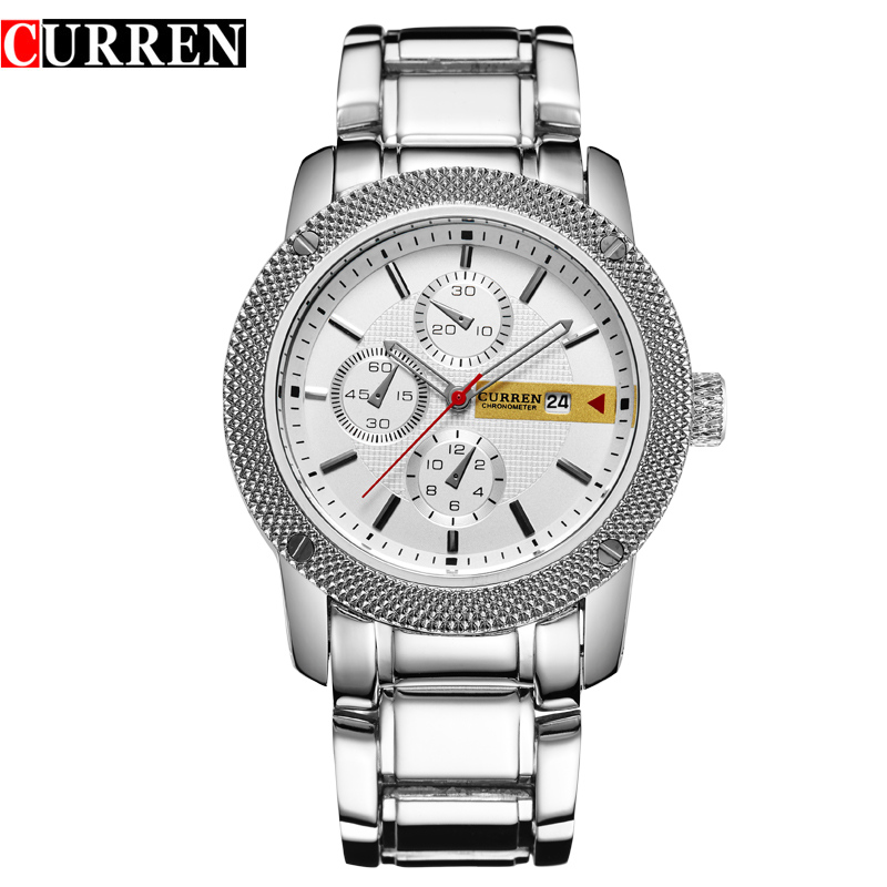 Stainless Steel Fashion Gift Men Quartz Watches 