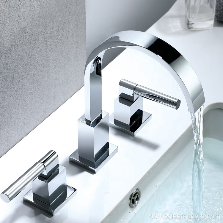 Luxus Chrom Torneira Banheiro Basin Mixer Tap