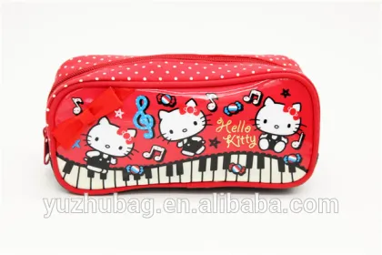 China alibaba brand new red cute pencil case promotional
