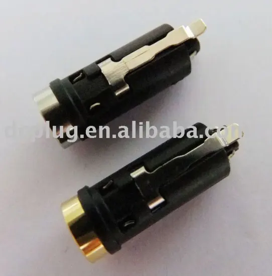 3.5mm stero plastic dc jack/socket