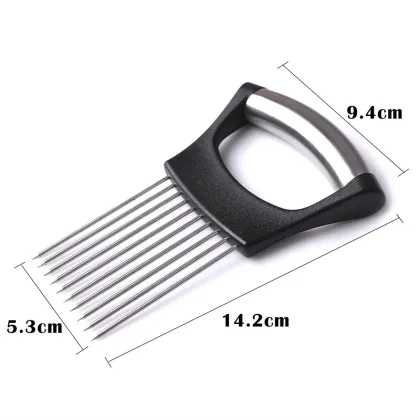 Stainless Steel Slicing Onion Cutter for Onions, Avocados, and Eggs