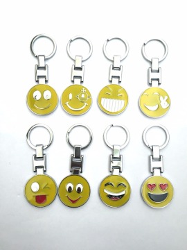 free sample custom Emoji Key Chain Strap different emoticon plush emoji Keychain/embroidery emoticon emoji cushion